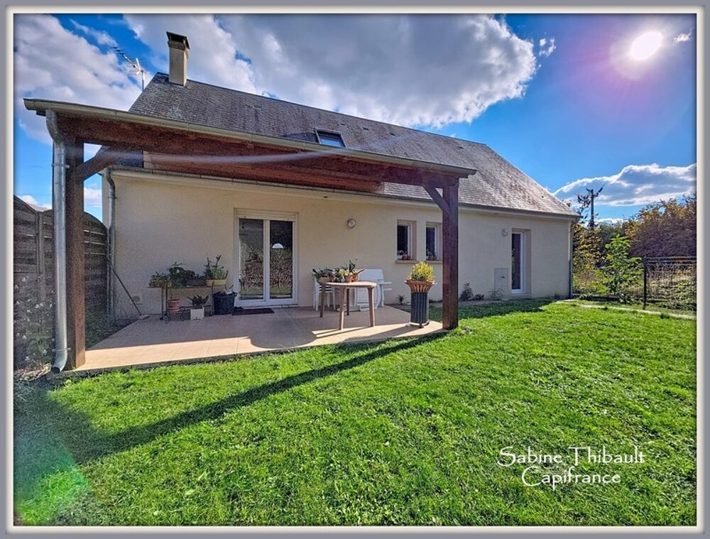 Dept Indre-et-Loire (37), à vendre Savigné-sur-Lathan, maison 5 pièces 106 m2