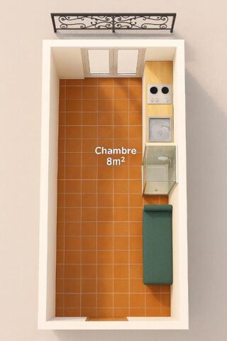  Appartement � vendre 1 pi�ce 8 m�