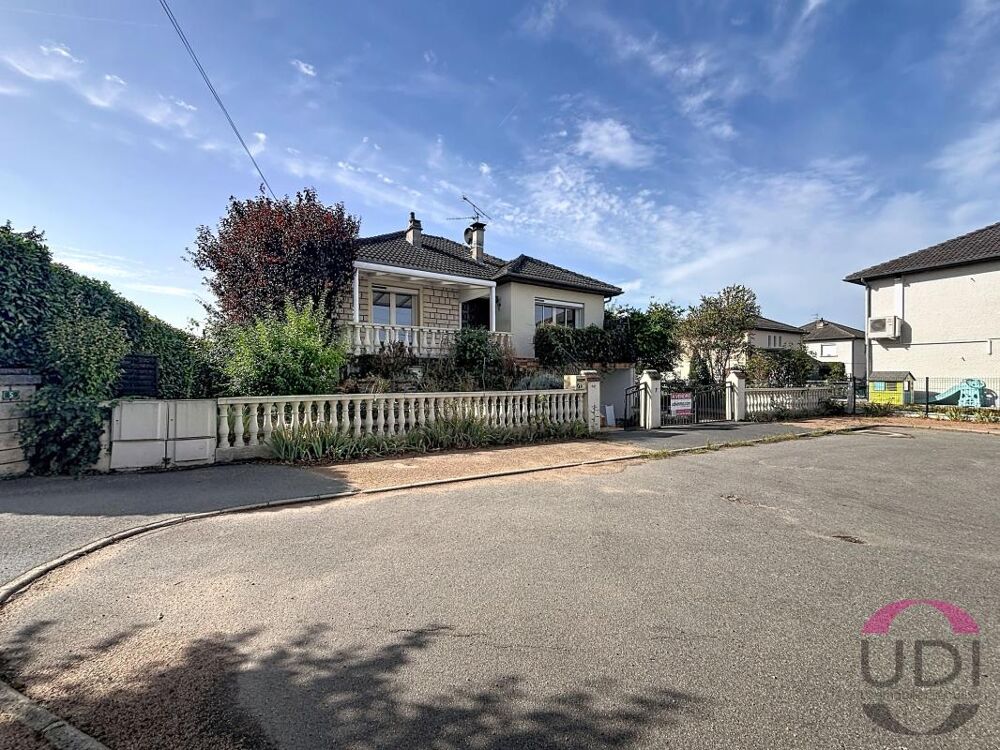 Montluçon  Charmant pavillon de 92 m² avec 3 chambres, bureau, jardin et garage