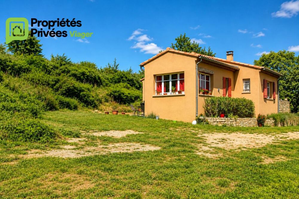 Barjac Goudargues, VIAGER OCCUPE SUR 1 TETE, Villa de 2011, Issirac 30760, 2 chambres ,95.4 m2 avec terrain de 4276m2