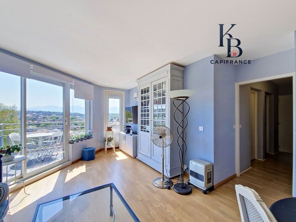 Vente Appartement ANNEMASSE – T3 de 84,5 m² – 6e étage – Terrasse de 33 m² – Vue panoramique – Garage Annemasse