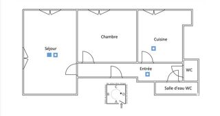  Appartement � louer 2 pi�ces 50 m�