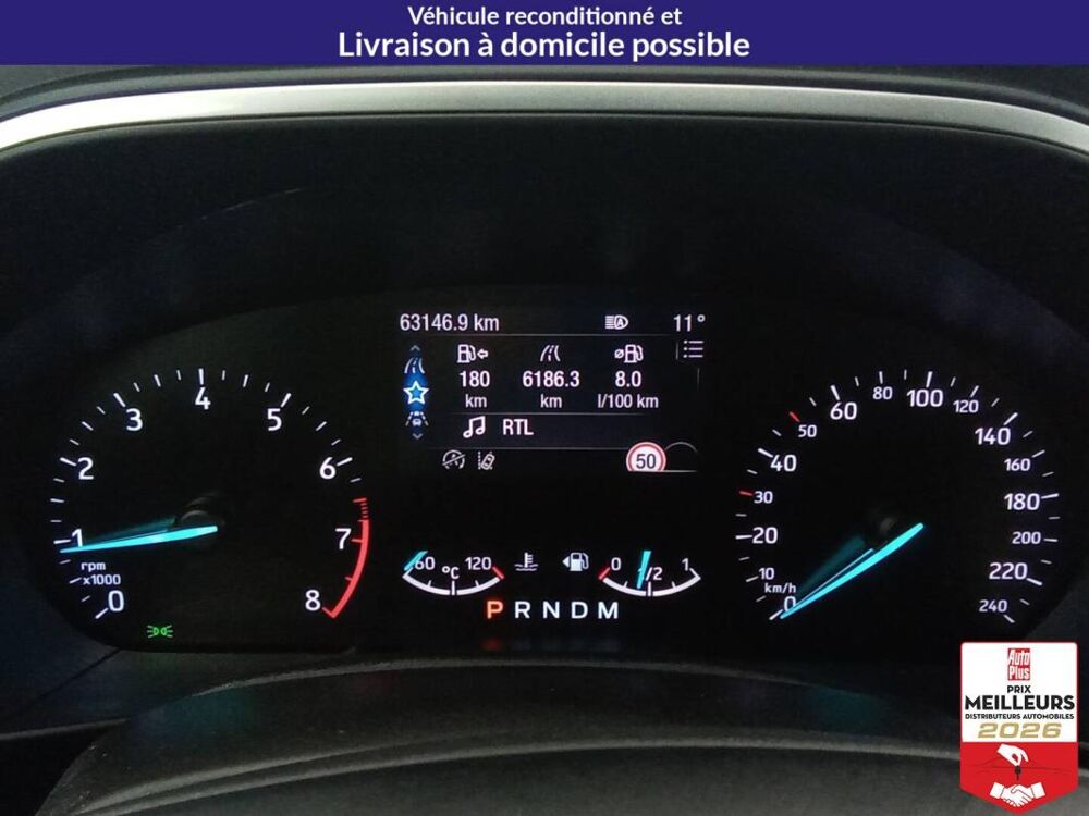 Focus SW EcoBoost 125 BVA8 Trend +GPS +Attelage 2019 occasion 10150 Lavau