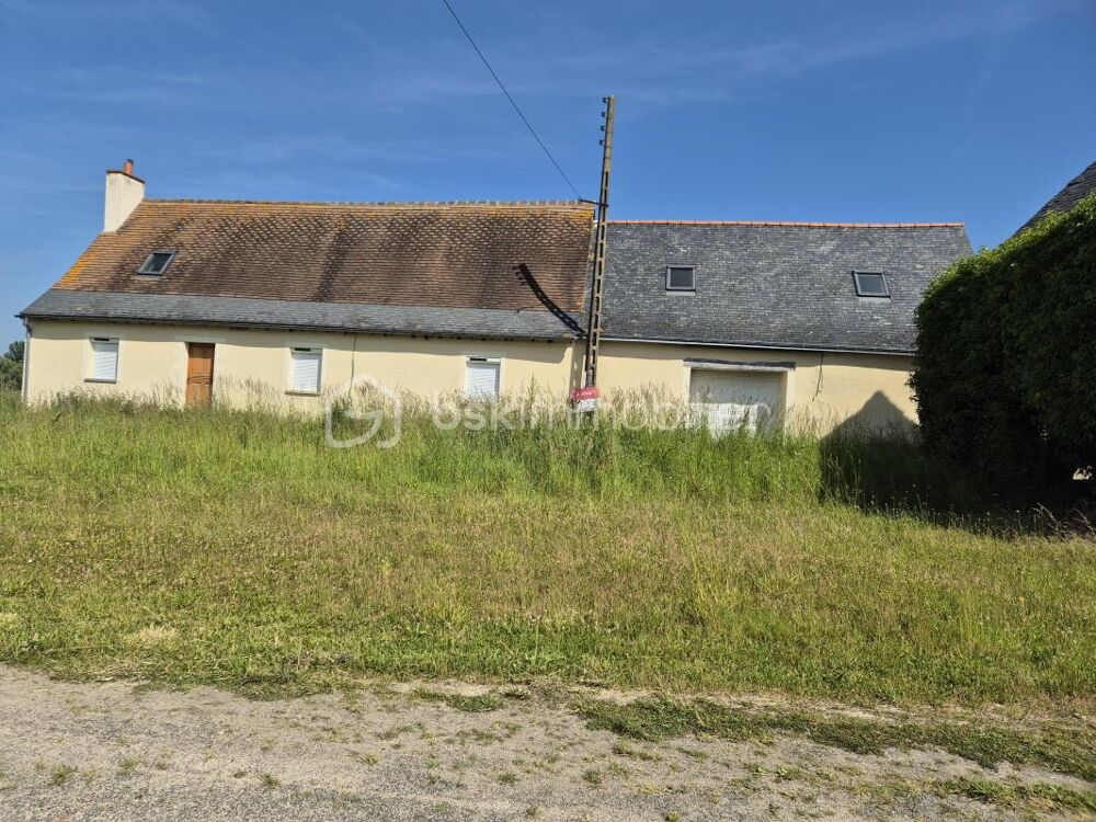 Longère à la campagne avec étang et 4 hectares