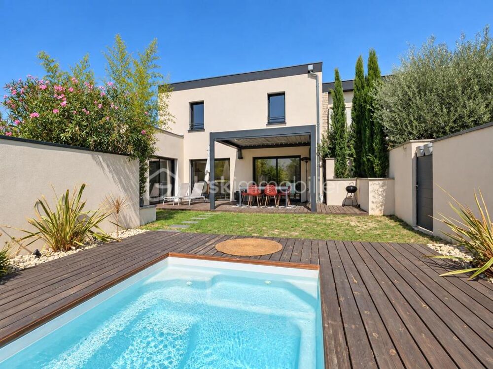 Vente Maison SUD-EST MONTÉLIMAR – EMPLACEMENT PREMIUM – SUPERBE VILLA CONTEMPORAINE 2022 – 4 CHAMBRES – PISCINE – GARAGE Montelimar
