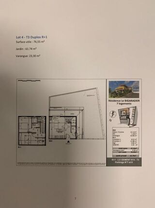  Duplex/triplex � vendre 3 pi�ces 76 m�