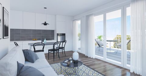   T2 avec terrasse et parking � SCIEZ Appartement - 2 pi�ce(s) - 54 m�