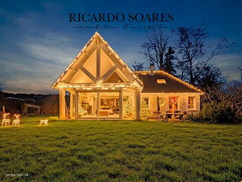   60940 ANGICOURT - MAISON D'ARCHITECTE 180 m� / GRAND S�JOUR / 5 CHAMBRES / SOUS-SOL TOTAL / TERRAIN ARBOR� 15 000 m� Maison - 7 pi�ce(s) - 180 m�