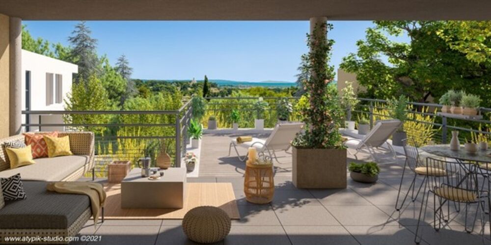 Dpt Gard (30), à vendre LES ANGLES appartement T4 de 128,55 m² - Terrasse + 2 places de parking en sous-sol