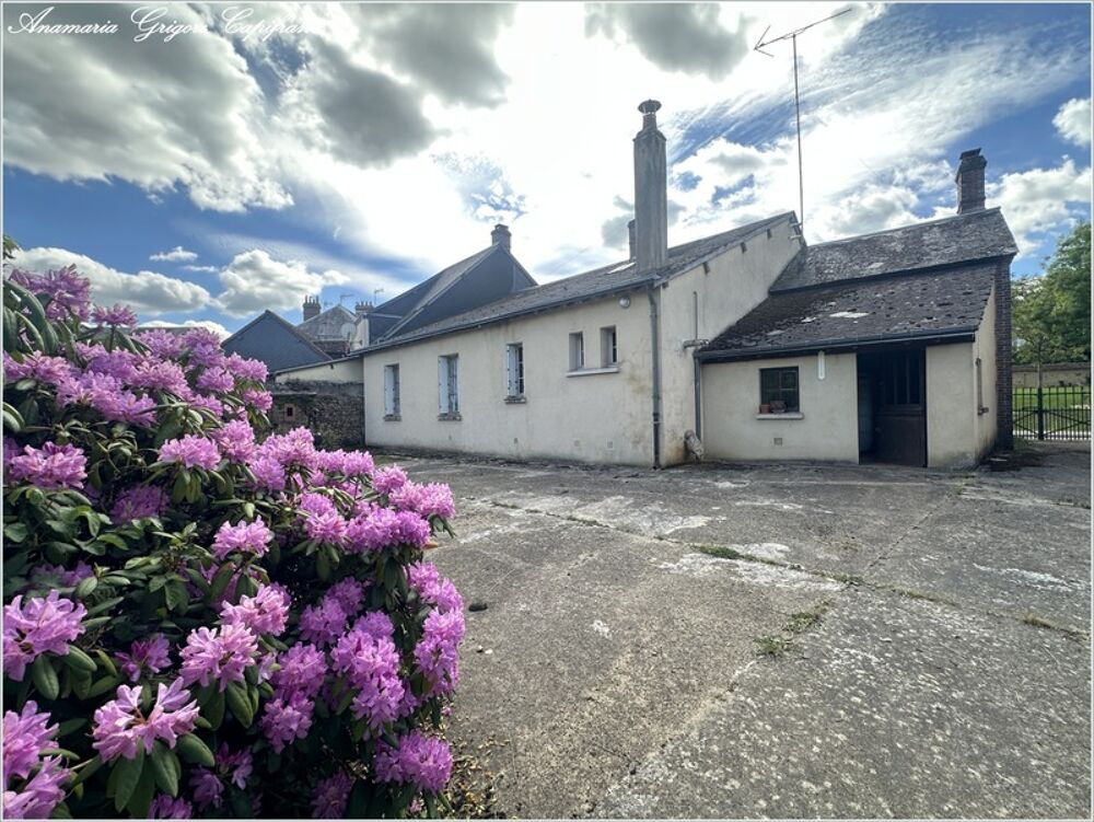 Frazé (28160) Longère de plain-pied à rénover 100 m² habitable, jardin 1676 m²  Proche Château