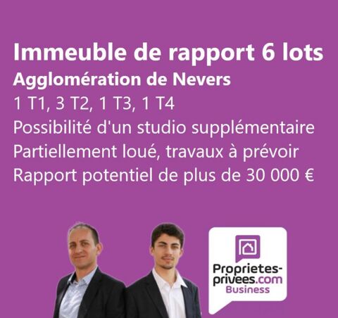 EXCLUSIVITE  NEVERS - IMMEUBLE DE RAPPORT 108000 58000 Nevers