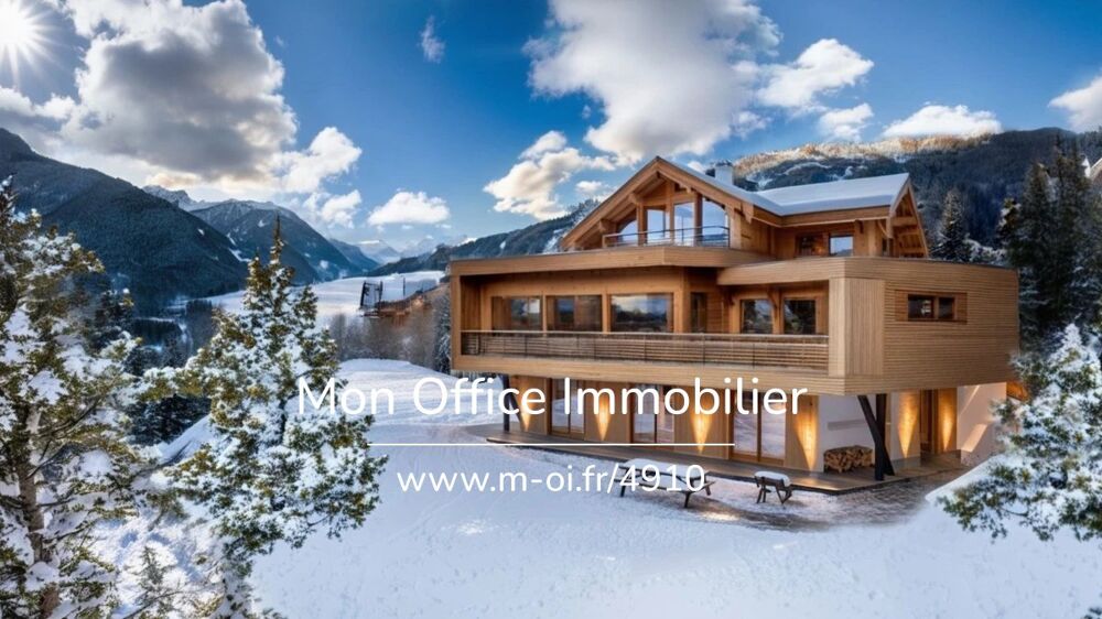 Vente Maison Référence : 6382-MBE - Chalet de Luxe à Serre Chevalier - 275m² - 5 Suites - Cinéma - Piscine Saint chaffrey