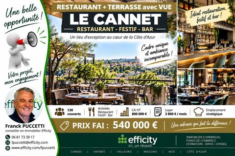 Commerces/Negoce 540000 06110 Le cannet