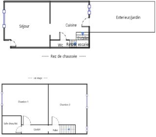  Maison � vendre 3 pi�ces 70 m�