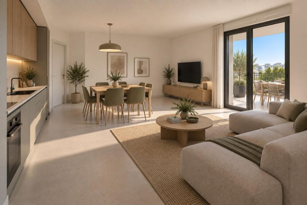 Vente Appartement T3 DERNIER ÉTAGE – TERRASSE – GRANDE PIÈCE DE VIE - Deux parkings - Proche Tram Begles