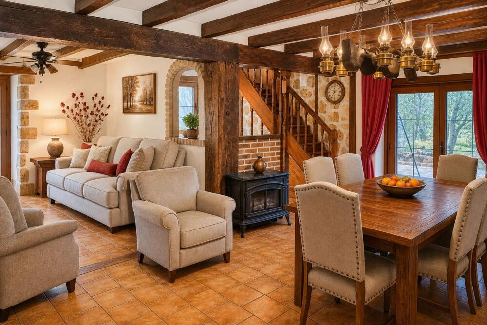 Maison rénovée avec jardin paisible à Oradour-Fanais