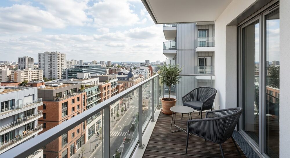 Vente Appartement - T4 en DUPLEX en ETAGE ELEVE avec BALCON, PARKING, PROCHE MÉTRO 13  - Clichy