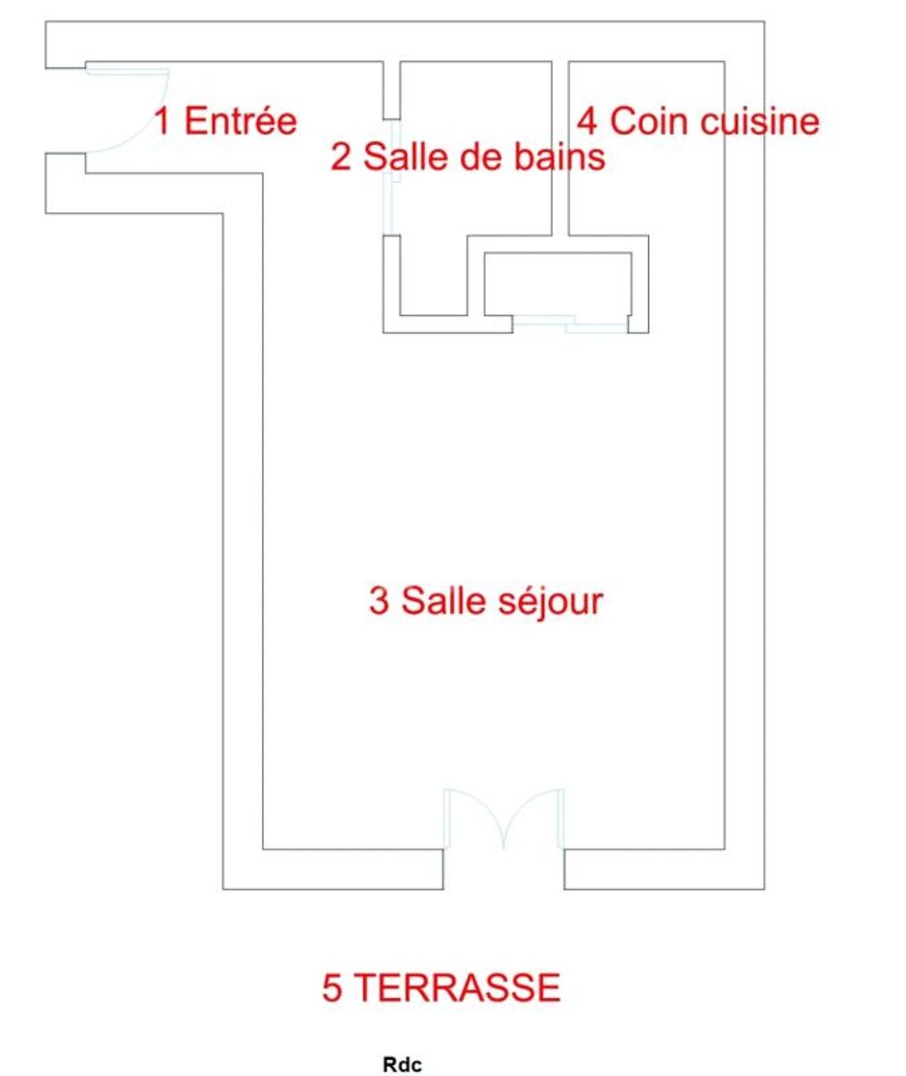 Appartement avec extérieur clos de murs au port de st martin de ré