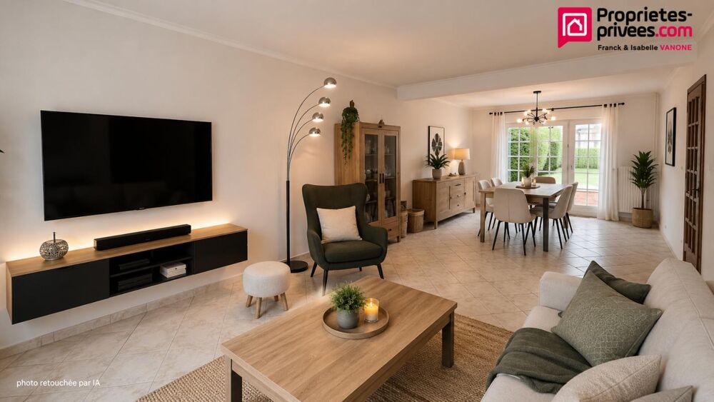 ***RARE***Semi Individuelle - 4 chambres - garage - jardin - 98 m²