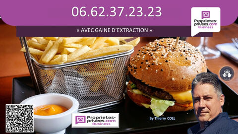   69003 LYON -  Restauration rapide snack, grande terrasse 