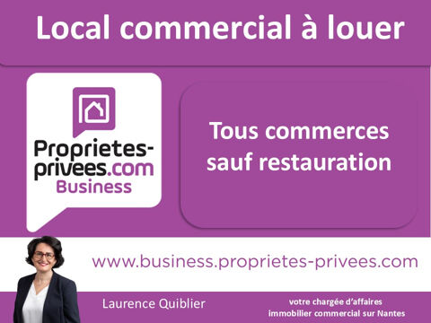  44000 NANTES - LOCAL COMMERCIAL A LOUER 90 m² GRANDE VITRINE 
