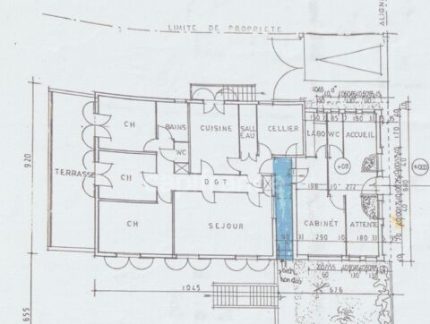 Immeuble mixte 193 m&sup2; avec cabinet ind&eacute;pendant – Quartier r&eacute;sidentiel &agrave; 10 min de l'oc&eacute;an SAINT JEAN DE LUZ (64) 719000 64500 Saint jean de luz