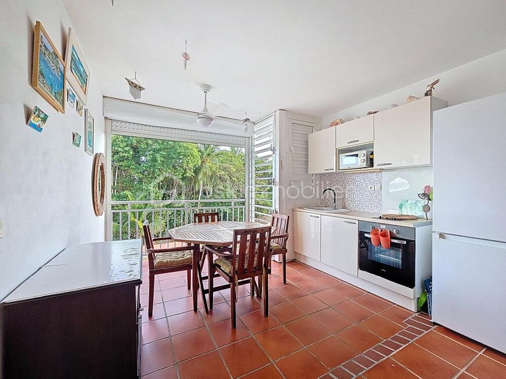Vente Appartement Studio Anse des Rochers vue mer et piscine Saint francois