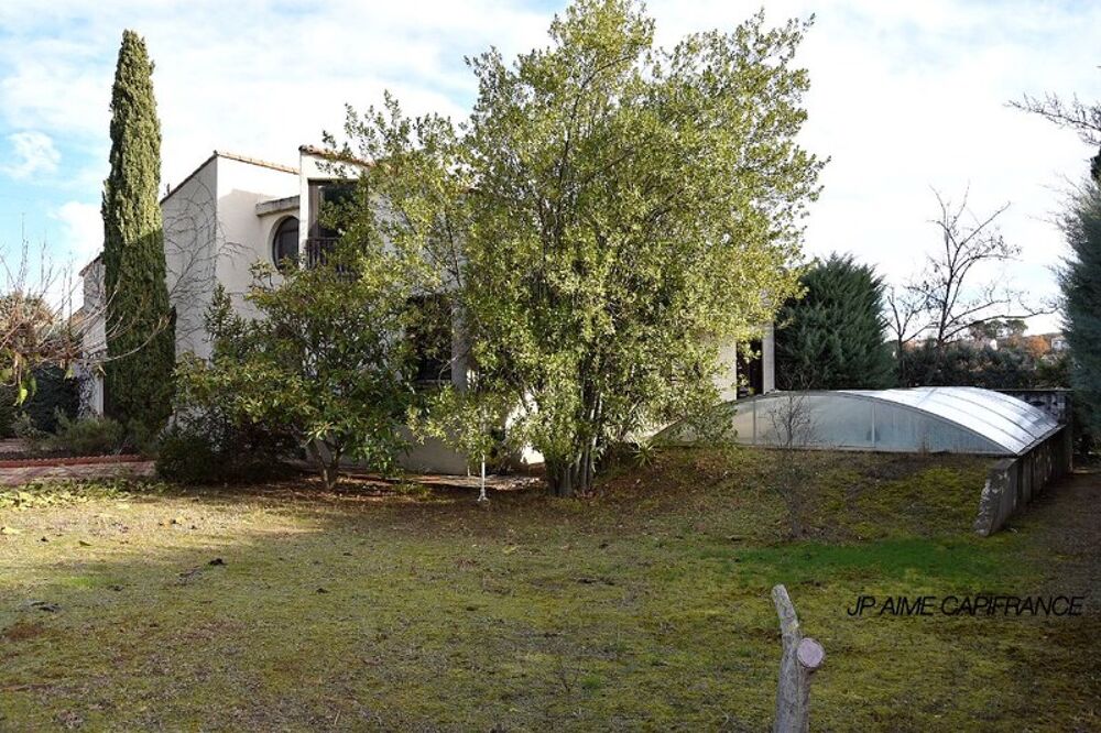 Dpt Gard (30), à vendre BAGNOLS SUR CEZE maison d'architecte de 200 m² avec piscine couverte et aménagements indépendants pour p