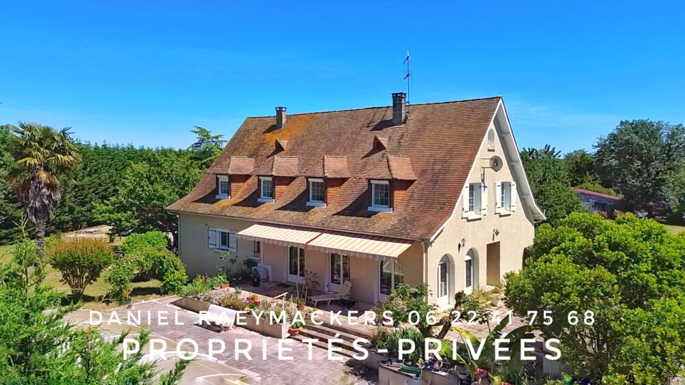 Maison périgourdine 260 m² 6 ch terrain 8 550 m² Beaupouyet