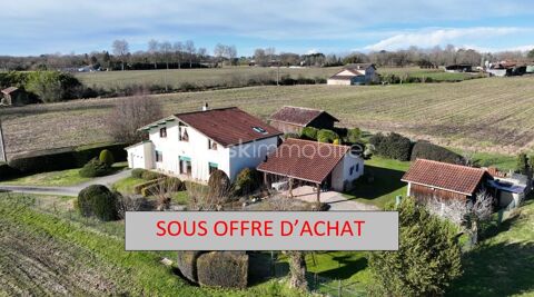   ? Aux portes de Dax � Grande maison modulable, calme absolu, sans vis-�-vis, vendue meubl�e Maison - 7 pi�ce(s) - 183 m�