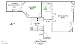  Appartement � vendre 3 pi�ces 66 m�