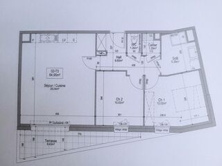  Appartement à vendre 3 pièces 65 m²