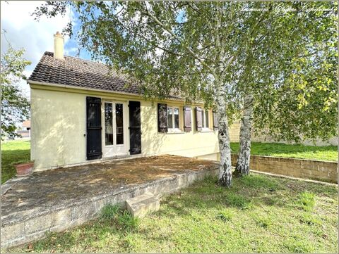   COURVILLE SUR EURE (28) Maison a vendre: plain pied, 3 chambres, sous-sol total, terrain 609 m Maison - 4 pice(s) - 75 m