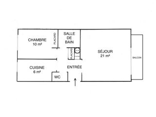  Appartement � vendre 2 pi�ces 50 m�