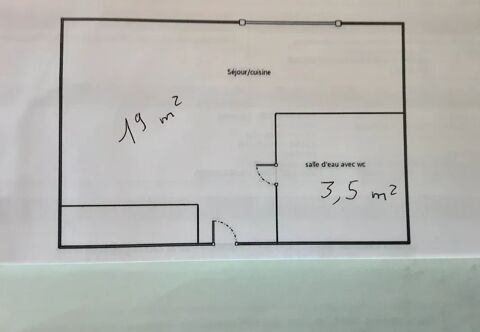  Appartement � louer 1 pi�ce 22 m�