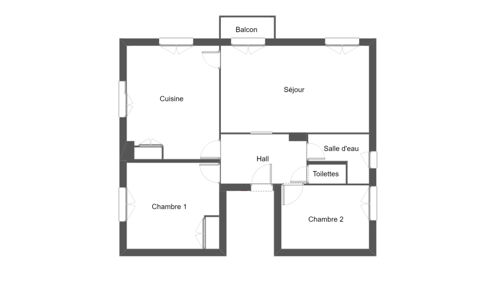  Appartement � louer 3 pi�ces 73 m�