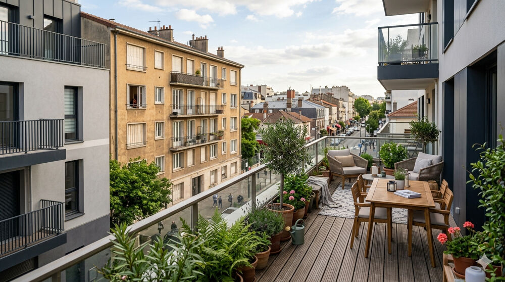 - T3 orienté PLEIN OUEST avec BALCON ET PARKING PROCHE COMMODITES et SERVICES -