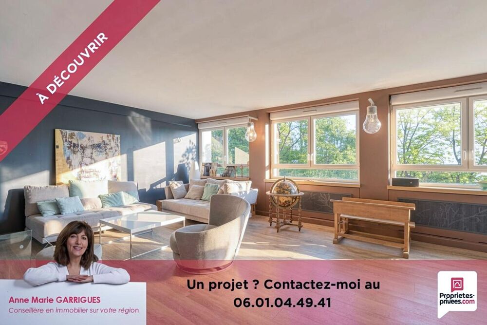 Magnifique T3/T4 de 86 m2 lumineux - Calme absolu - St Foy les Lyon