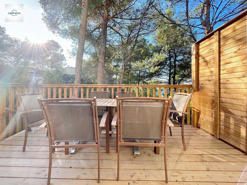 Vente Maison DOMAINE DE PONT ROYAL, maison  de 45 m2 dans la nature, climatisée , élevée d'un étage, 2 chambres, mitoyenne d'un seul côté, pi Mallemort