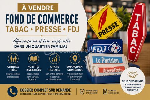 Fond de commerce TABAC PRESSE FDJ dans quartier familial 180000 28300 Mainvilliers