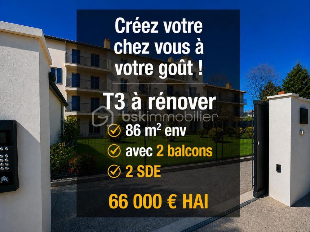 SAINT-CHRISTOL ((84) - Créez votre T3 sur mesure ! Plateau sous forme d'appartement de 86 m² env. situé au 1er étage avec ascens