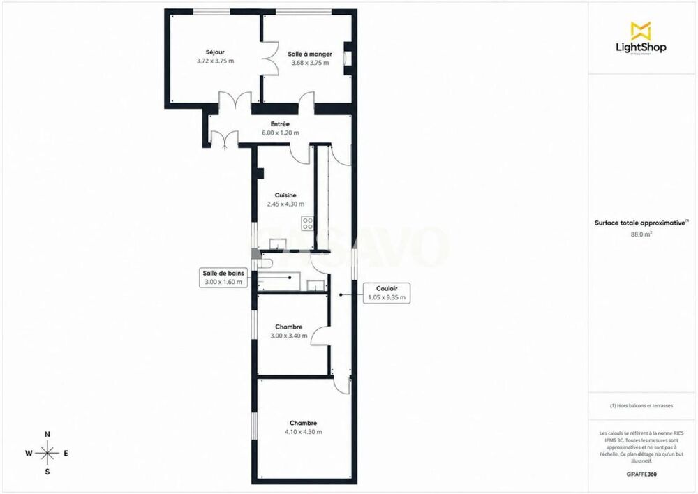 Vente Appartement Vente Appartement 4 pièces de 88m² - 92600 Asnières-sur-Seine Asnieres sur seine