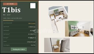  Appartement à vendre 2 pièces 25 m²