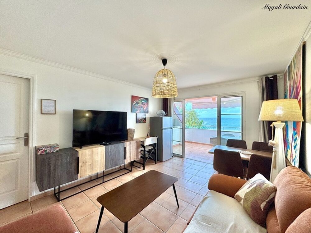Vente Appartement A VENDRE - VUE MER A COUPER LE SOUFFLE – MAGNIFIQUE T3 EN PREMIERE LIGNE - SAINTE ANNE Sainte anne