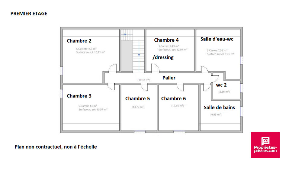 Pavillon 8 pièces 6 chambres