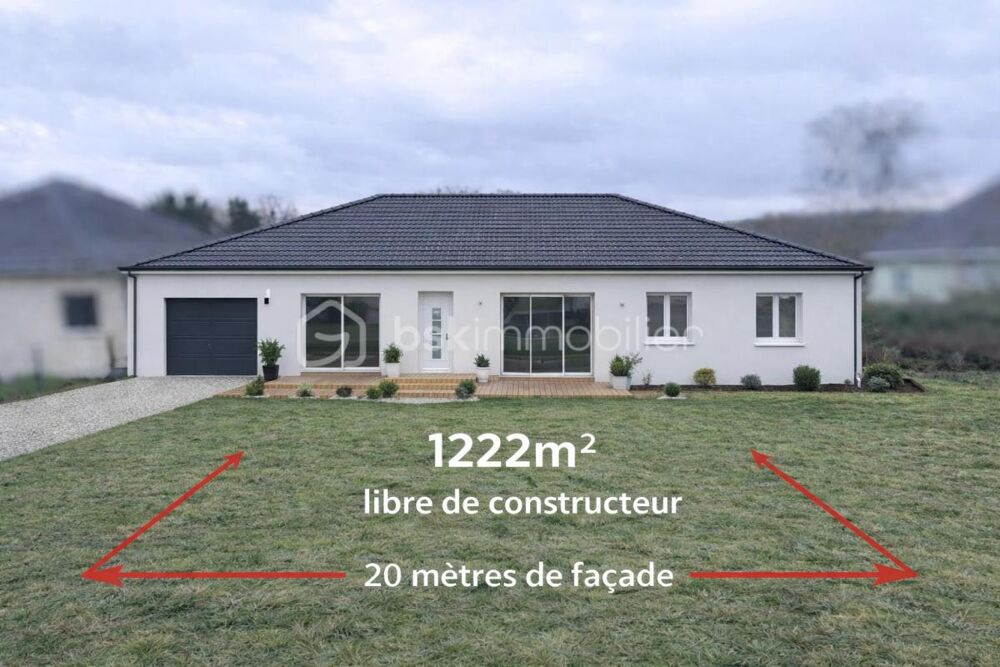 Vente Terrain RARE À TOURNES – 1 222 m² constructibles, réseaux en bordure, à saisir ! Tournes
