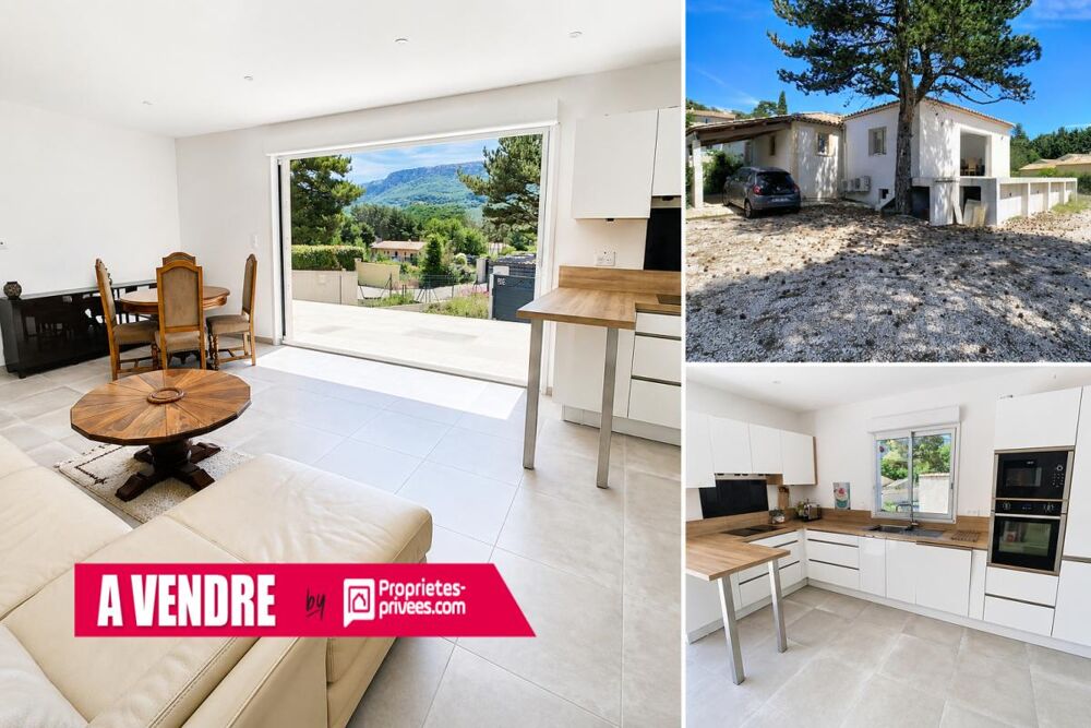 Maison de plain-pied prête à vivre avec vue exceptionnelle sur la Sainte-Baume