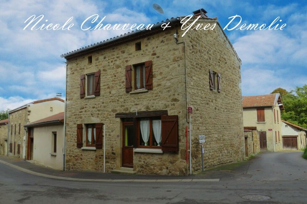 Vente Maison Maison en pierres � vendre au Vernet-Cham�ane � 113 m� habitables, jardin et garage Le vernet chameane