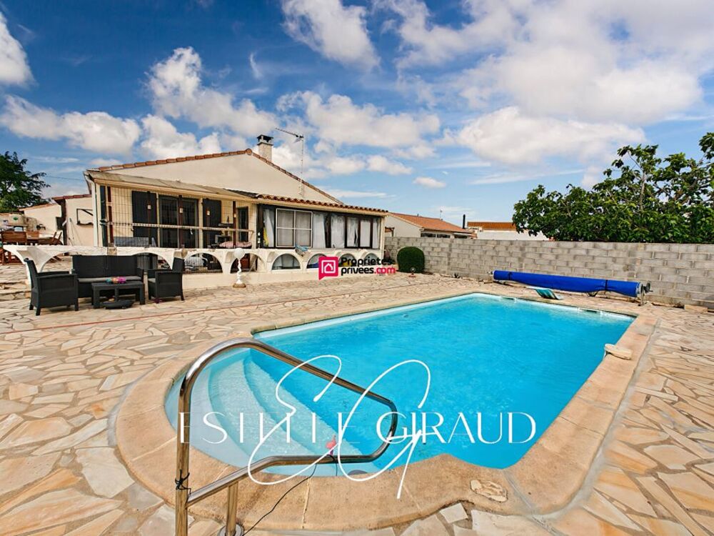 Vente Villa Au Somail : Villa 4 faces avec piscine, rénovée, prête à vivre Saint nazaire d aude