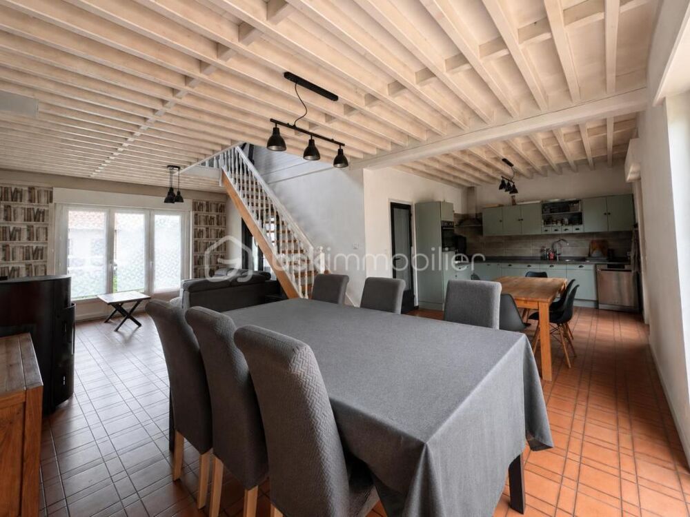 Vente Maison Pavillon semi plain-pied 5 chambres grand terrain Bruille lez marchiennes